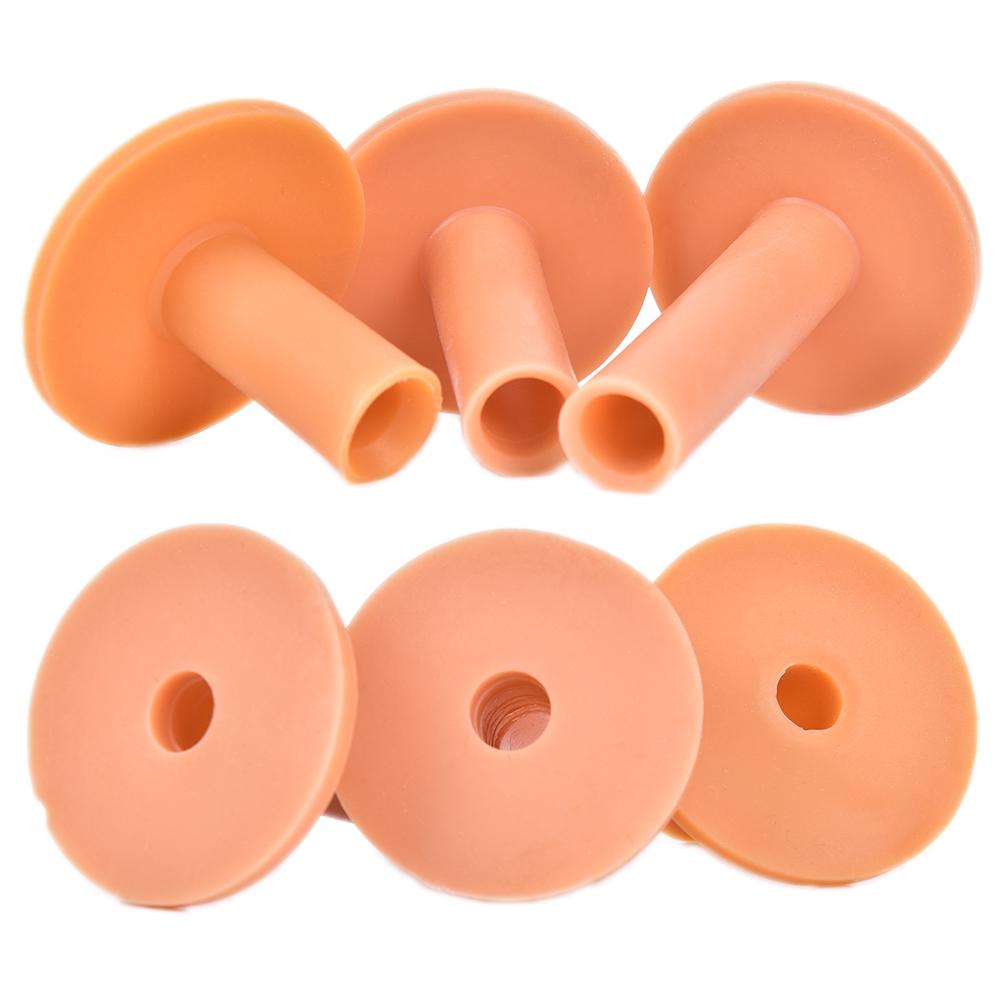 3Pcs Rubber Driving Range Golf Tees Holder Tee Home Training Practice Mat