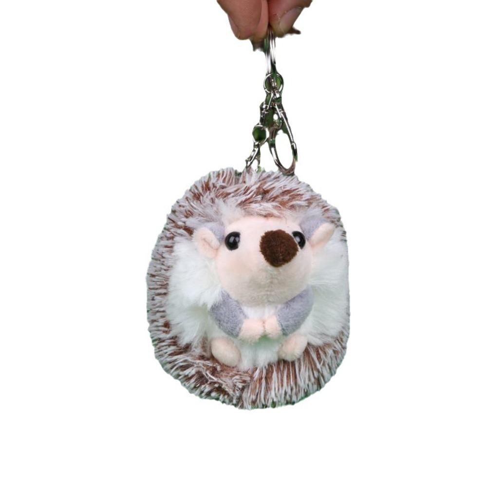 

Cute Hedgehog Pattern Plush Key Chain Handbag Keyring Bag Pendant Keyring New Stuffed Keychain