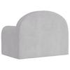 Vidaxl Children's Sofa, Light Grey, Soft Plush