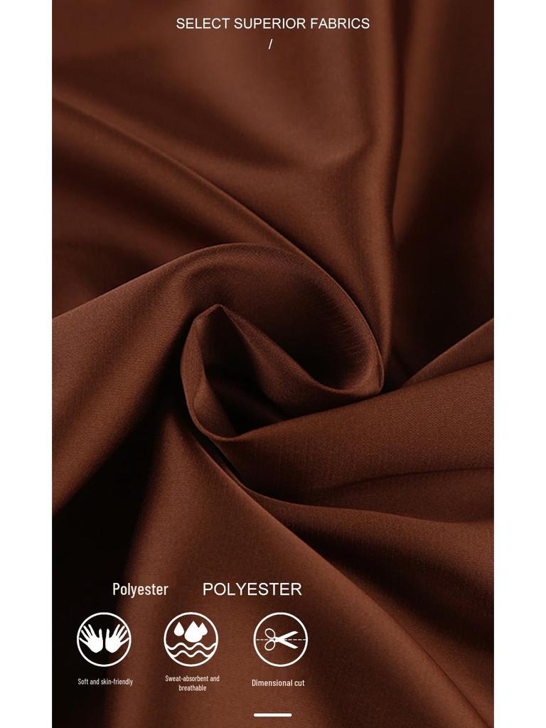 2023 Spring European & American Satin Fishtail A-line Skirt for Women