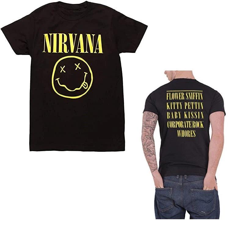 

Футболка чоловіча Nirvana In Utero Альбом Ліцензійна Високоякісна Розкішна Для Чоловіків і Жінок Топ Y2k 2026 Літо 3XL