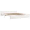 VidaXL Bed Frames White Solid Wood 180x200 Cm Super King 815060