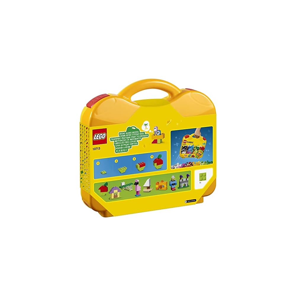 LEGO Classic Idea Pieces Set with Storage Case 213 Pieces Building Blocks for Ages 4 and Up