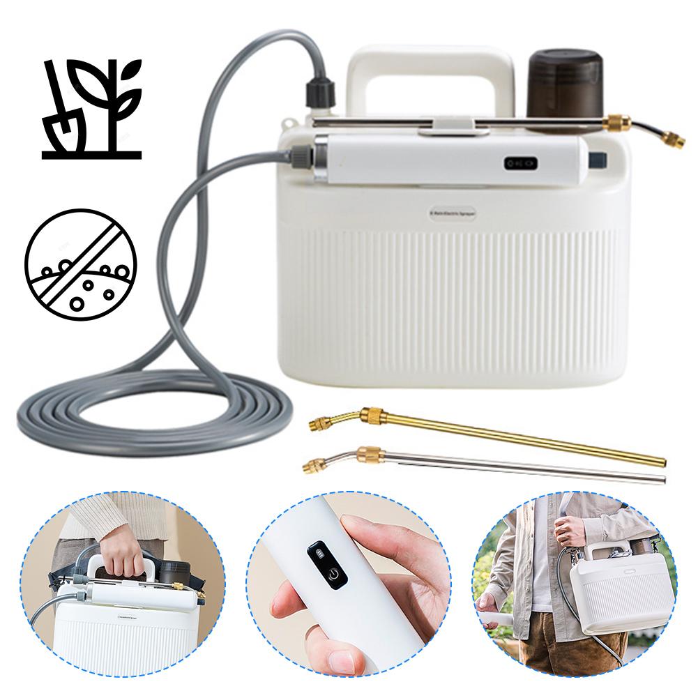 Shoulder Style Electric Sprayer 5L Watering Can With Spray Gun Automatic Garden Plant Mister USB Rechargeable Irrigation Tool
