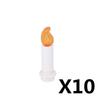 MOC Building Block Liquid Blood  Pool Milk Ice Cube Snowflakes Flame Candles Fire Campfire Accessories DIY Toy Model Bricks A041