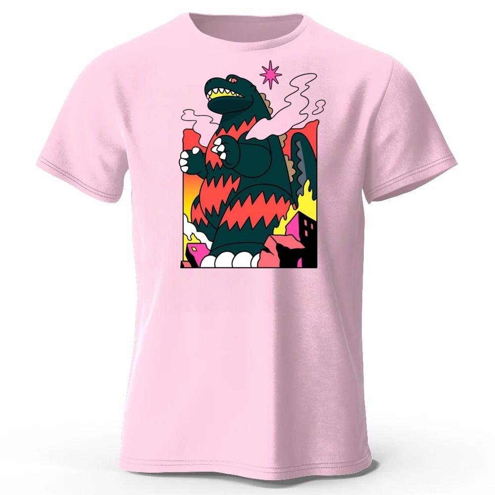 

Monster Summer Cotton Sports Short Sleeve Men s/Women s Running Fitness Large Loose T-shirt Street Casual Top XL розовый