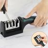 Tungsten Steel Four-stage Whetstone Household Kitchen Knife Stainless Steel Sharpening Rod Multi-function Sharpening