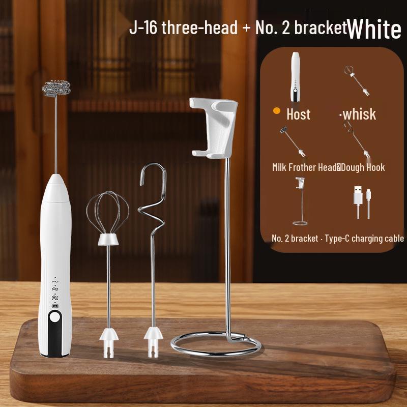 "Wireless Handheld Mini Milk Frother & Egg Beater"