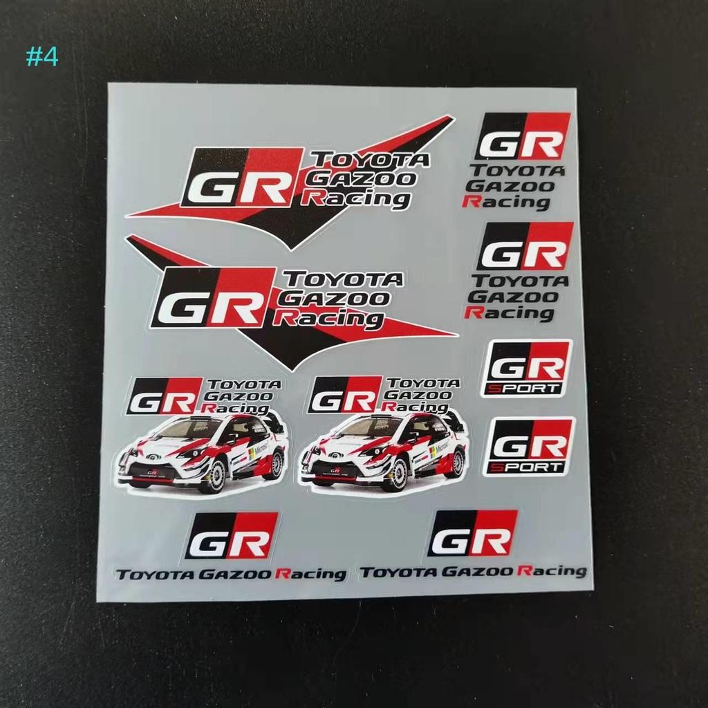 Autómatricák Stílusos Vinil Grafika Csíkok Autóajtó Első Fájl Napellenző Ablak Dekoráció Toyota Gr Sport C-Hr Rav4 Avensis TRD-hez