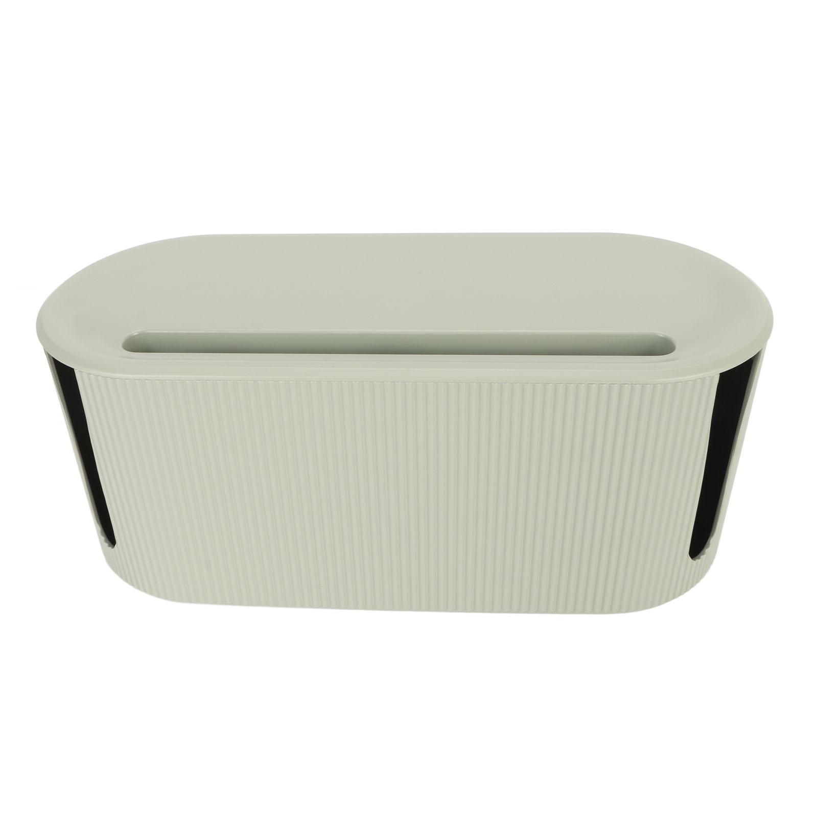 

Коробка-органайзер для кабелей большой вместимости, прочная, из ПП, съемная, с вентиляционными отверстиями, коробка для организации кабелей для