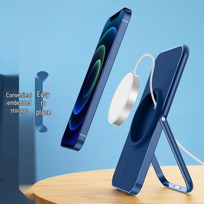 Suporte de Mesa Dobrável de Alumínio para Apple 14 com Carregamento MagSafe