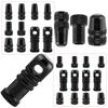 Road Bike Tire Valves Caps Set Light Weight Aluminum Alloys Tubeless Valves Caps Tire Repair for Road and Mountain Bike