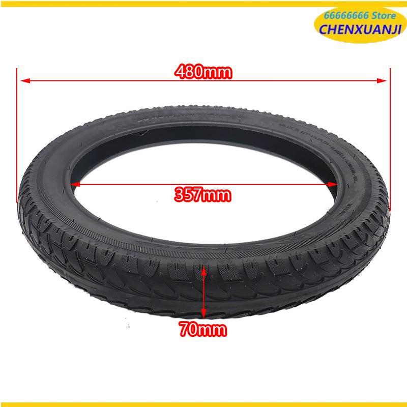 18x3.0 76-355 Tyre Inner Tube Fits for Electric Vehicle, Electric Tricycle 18*3.0 Off-road Tire Monowheel 18 Inch Tyre