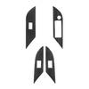 4Pcs Carbon Fiber Interior Door Control Cover Trim For Toyota Hilux Type B