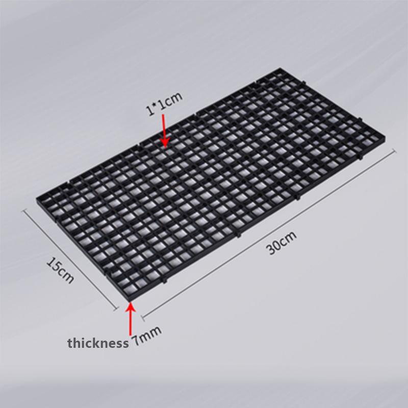 Aquarium Filter Bottom Isolation Pane Fish Durable Plastic Clapboard Mesh Fish Mesh Divider Net Fish Tank Divider Net