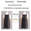 Custom Waterproof, Oil-Proof H-Type PVC Apron with Thick Straps and Logo Printing, Ideal for Kitchen Use and Gifts