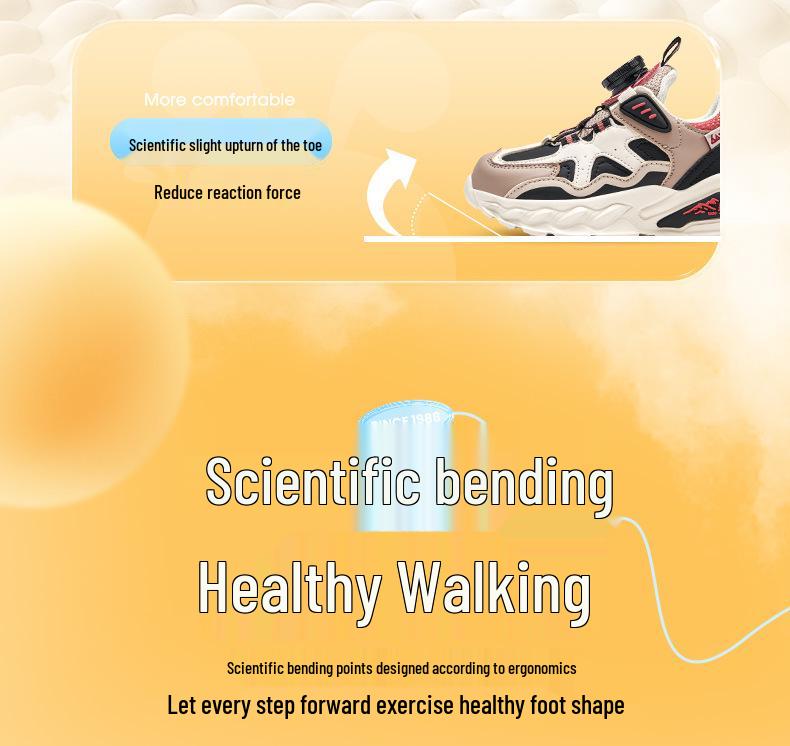 Babudou 2024 Autumn Kids' Breathable Casual Shoes: Girls' Dad Shoes for Infants, Medium, and Large Children.