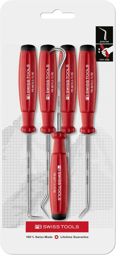 PB Swiss Tools 5-Piece SwissGrip Pick Tool Set 8684.CN