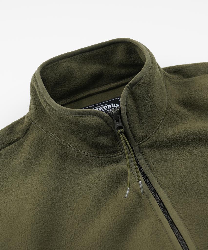 Frizmworks Fleece Zip Up Jacket _ Olive