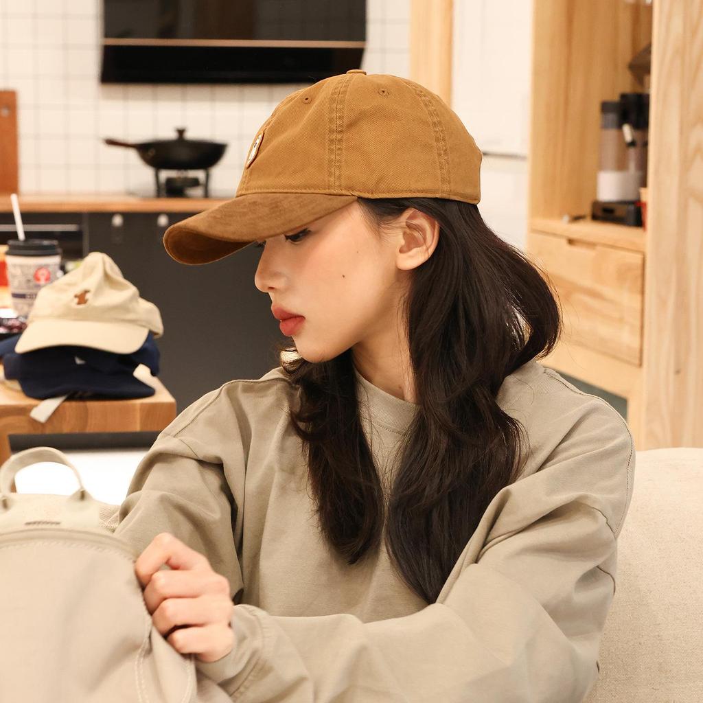 2024 Suede Contrast Duckbill Sun Visor Cap - Trendy Unisex Summer Hat for Sun Protection