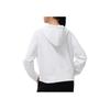 Li Ning Fitness Series Solid Color Loose Hoodie Women Hoodies White AWDT524-1