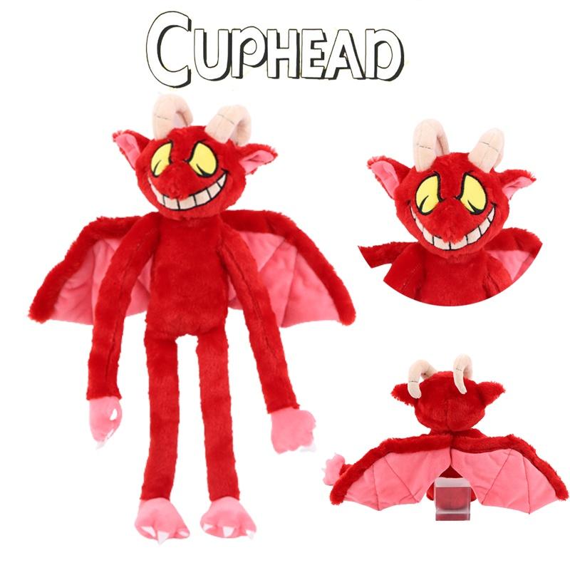 Cuphead Secreto Red Demon Plush Toy Extremely Soft Squishy 17.7in Stuffed Doll