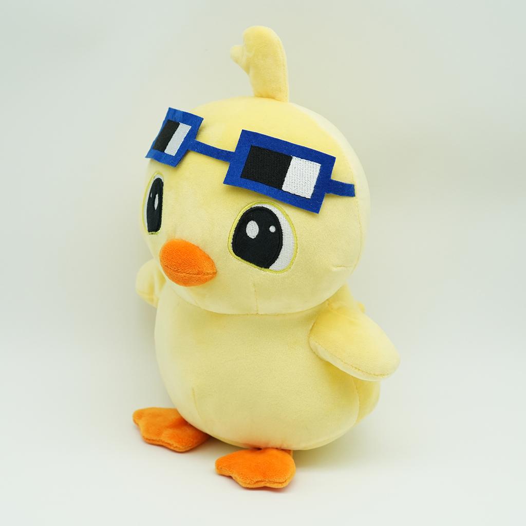 TreasuringU Peluche Anatra Gialla Kawaii che Starnazza 30cm Bambola Peluche Anatra Cartone Animato Coppia Peluche Morbido Cuscino per la Casa Regalo di Compleanno