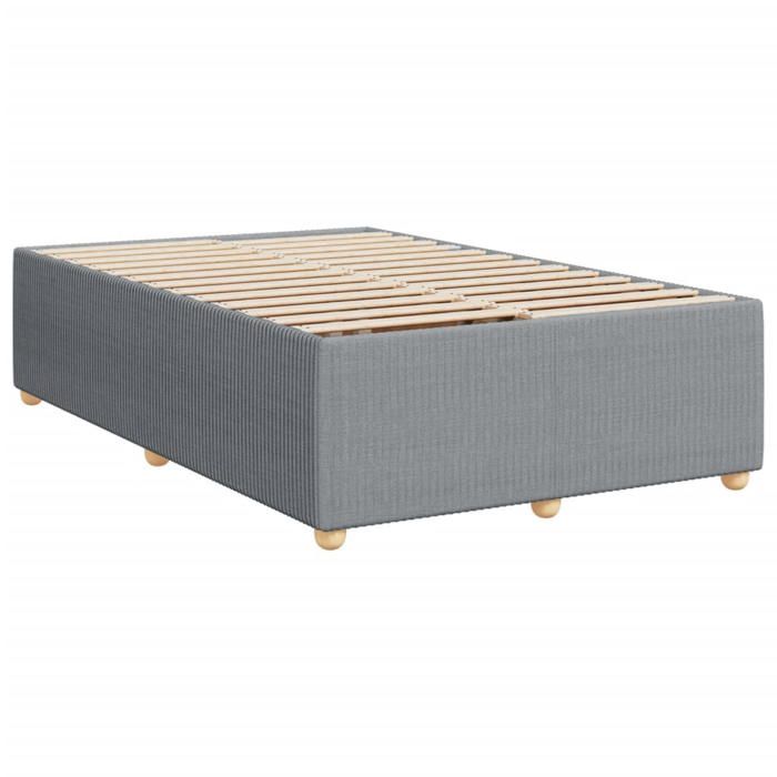 VidaXL Bed Frames Without Mattress Light Grey 120x190 Cm Fabric 3284921