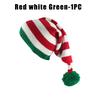 Christmas Unisex Knit Stocking Cap Euro Style Long Tail Pom Pom Elf Hat Festive Winter Accessory Gift