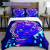 3pcs Duvet Cover Set (1*Duvet Cover + 2*Pillowcase, Without Core), Bride of Chucky Print Bedding Set, Bedroom Decor, All‑Season, Birthday Gift