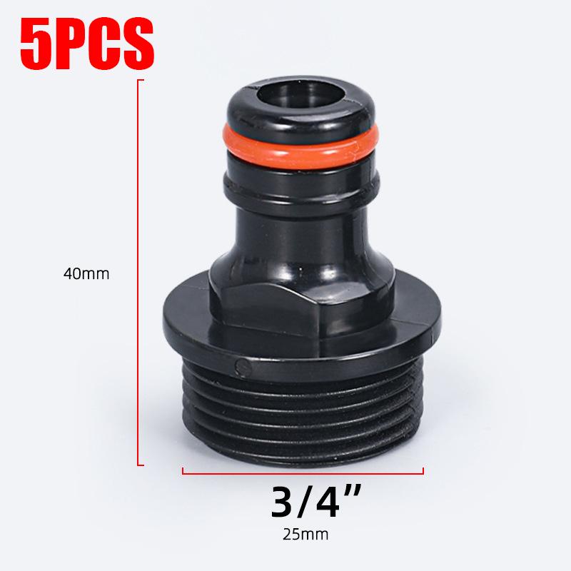 Washing Machine 3/4" Internal Thread ABS Plastic Standard Connector 1/2" Conversion Connector Pacifier Faucet Connector Car Wash