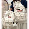 Schoolbag High-value Schoolbag Female Junior High School Student Cute Puppy Computer Backpack Girl High School Student Travel Backpack Tide