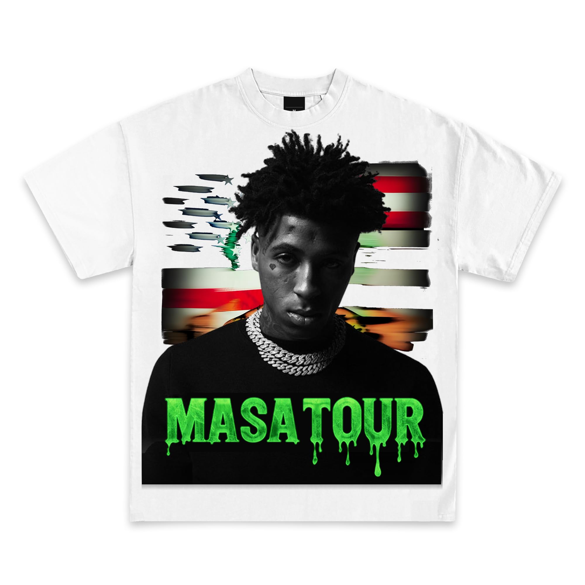 Youngboy Сделай Америку Снова Слизь MASA Мерч | Премиальное Качество Тяжеловесные Футболки Мужская Летняя Уличная Одежда Харадзюку Мужская Одежда 3XL