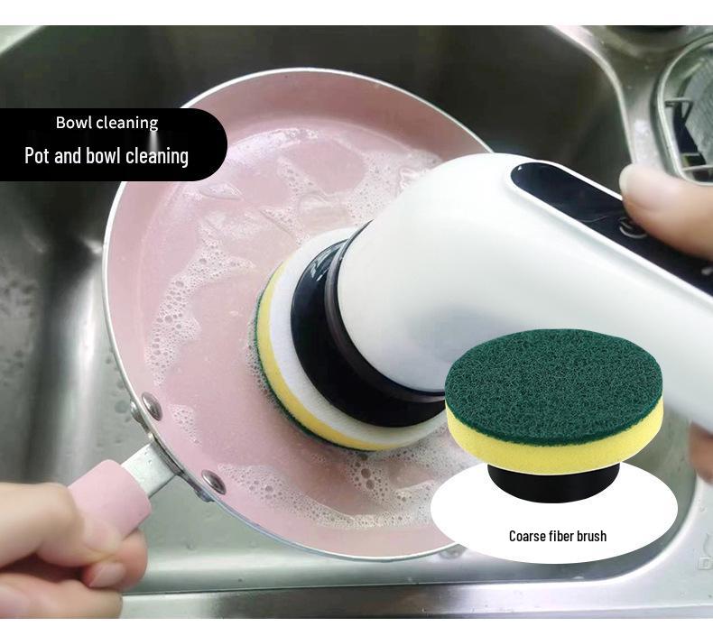 Multi-function Electric Cleaning Brush for Kitchen, Bathroom, and Floor