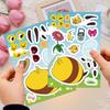 Creative Bee Cartoon Stickers Set - 8 Sheets for Phone Cases & Notebooks