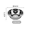 18cm Stainless Steel Mixing Bowl