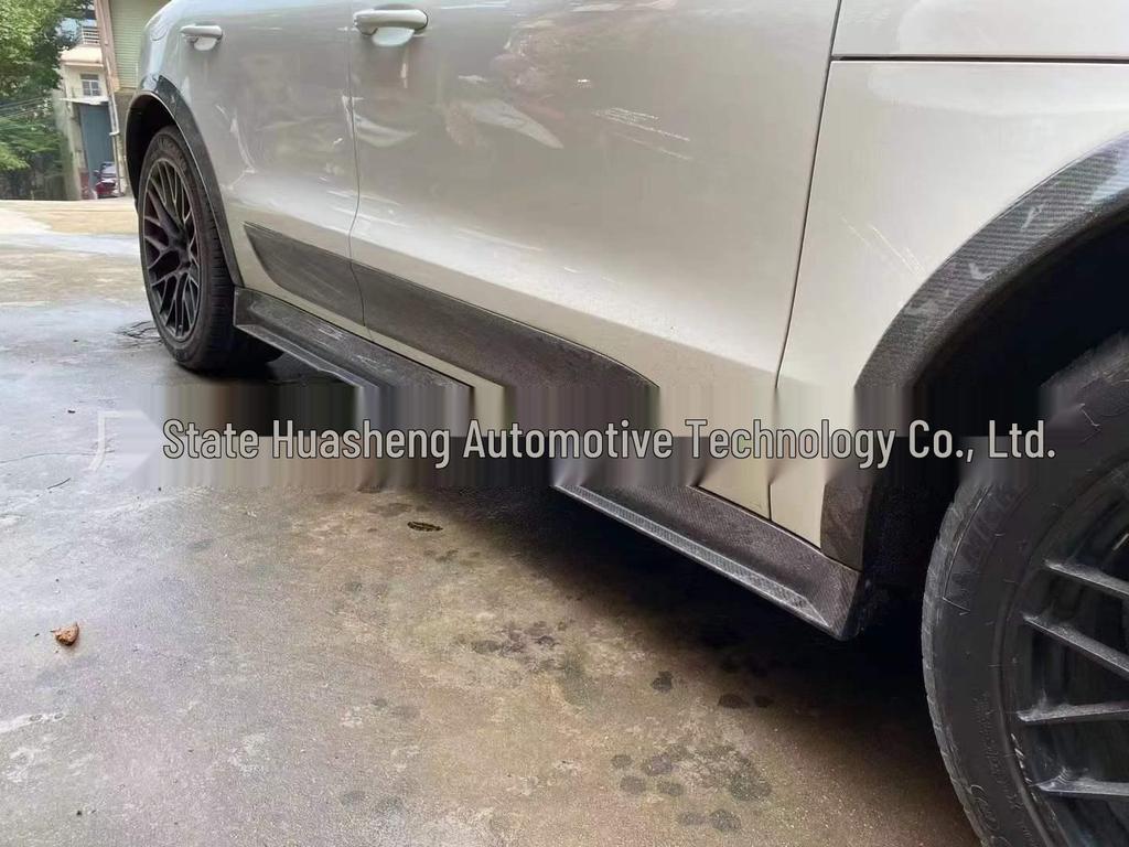 Porsche Macan Carbon Fiber Door Panel Scratch Protector - Fits All Models