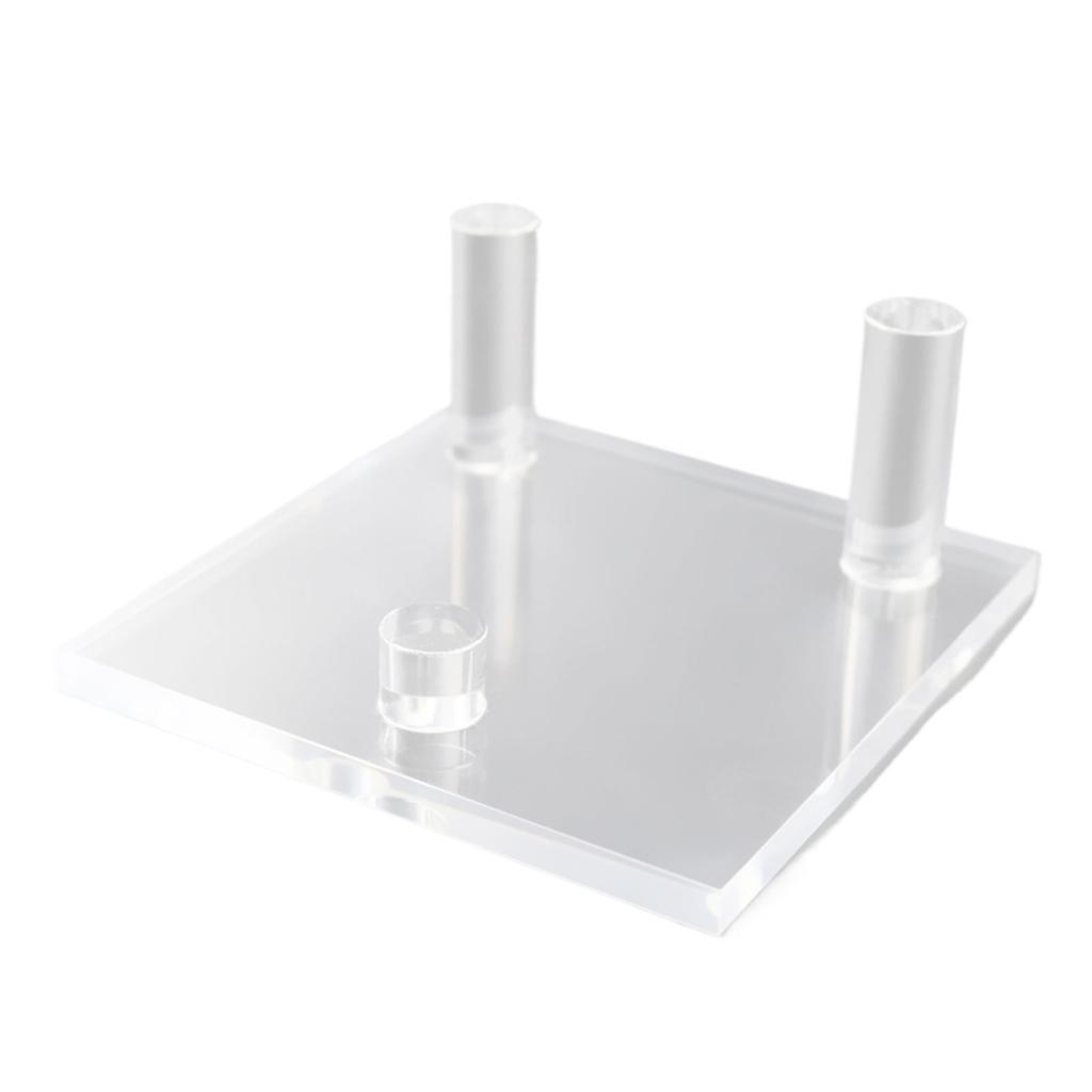 Clear Acrylic Easel Stand for Geodes and Fossils Display Large Crystal Holder Multipurpose Collectible Storage Rack