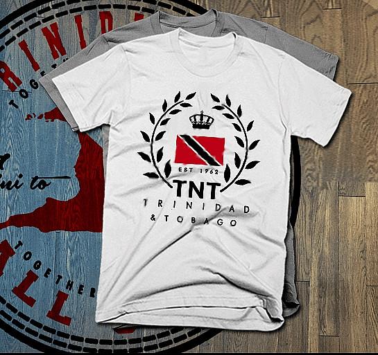 

Trinidad t-shirt Trinidad and Tobago flag TNT Carnival Soca Island crown tee S