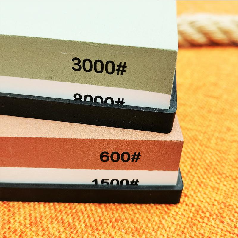 Piatră de ascuțit Ascuțitor de cuțite Piatră de ascuțit profesională Set cu două laturi Dispozitiv de șlefuit Piatră umedă de apă Accesorii pentru bucătărie Instrumente