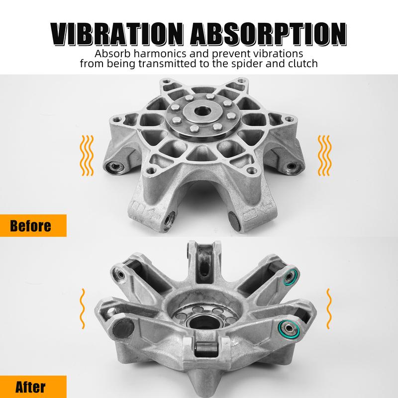 6 Pcs X3 Drive Primary Clutch Damper O Ring for Can-am Maverick X3 R/RR Max 4x4 Turbo UTV O-ring Accessories Replace 420230456
