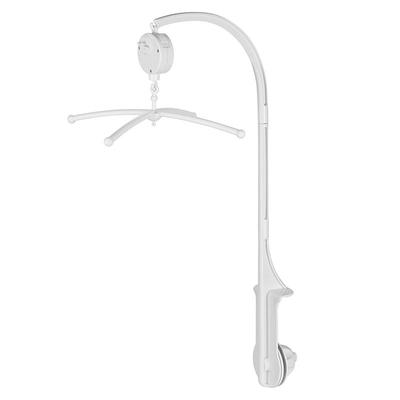 Non-Toxic Qwz New Baby Bed Bell Toy Holder White Rattles Bracket Mobile Crib Music Box Newborn Bell Crib Toy For 0-12 Month For Baby Gift
