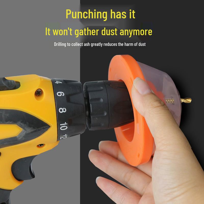 Electric Drill & Hammer Dust Collection Bowl - Dust Prevention & Ceiling Drilling Accessory