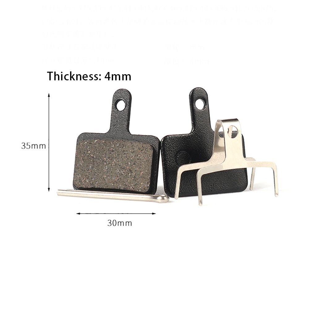 1/2 páru černé brzdové destičky na kolo pro Shimano B01S M375 M395 M416 M445 M446 M485 M486 M515 M525