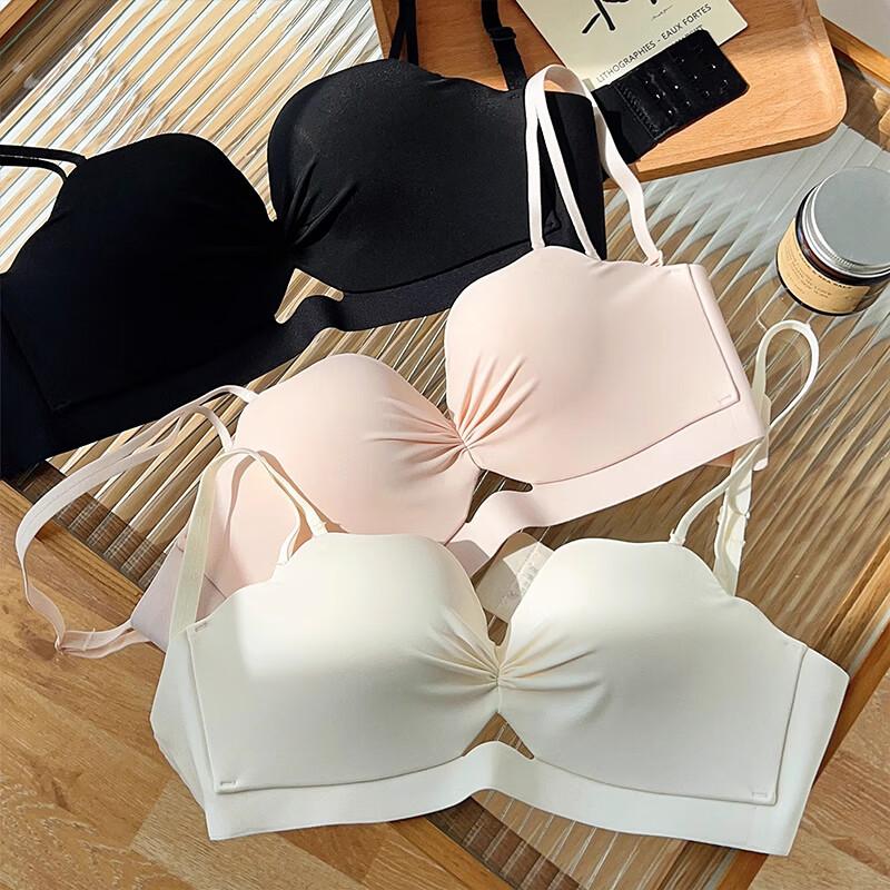 XUEXIMAN Women's Bra with Petal Cup Design, Push-Up, Seamless, Lift-Up, Anti-Sagging, Wireless, And Anti-Spillage Features