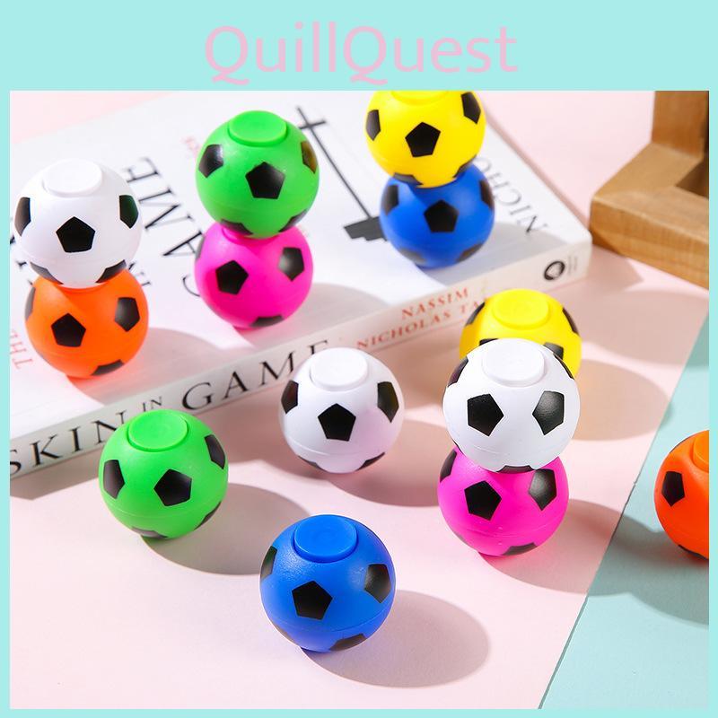 Creative Multi-color Soccer Shaped Plastic Gyro Children Toy For Young Children