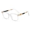 European and American new retro flat glasses women's high-end sense light luxury Sven business square glasses men's anti-blue frames
