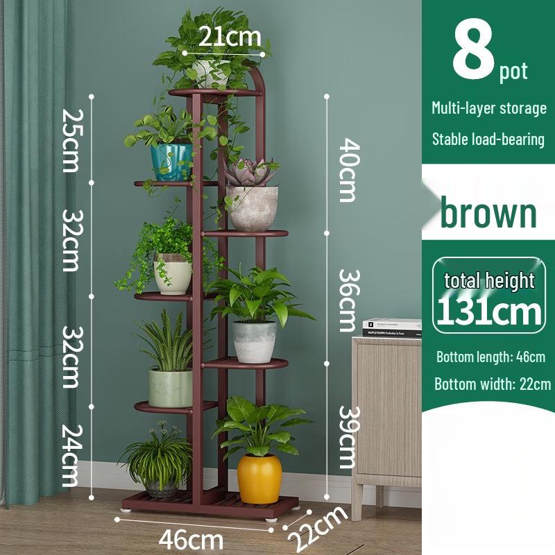 Wrought Iron Multi-Tier Flower Stand