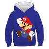 Super Mario Brothers Mario Children's Versatile Sweater Cosplay Spring and Autumn Anime Hoodie Jacket Men