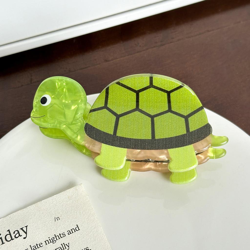 Fashionable Turtle Acrylic Hair Claw Clip Colorful And Functional Accessory For Women